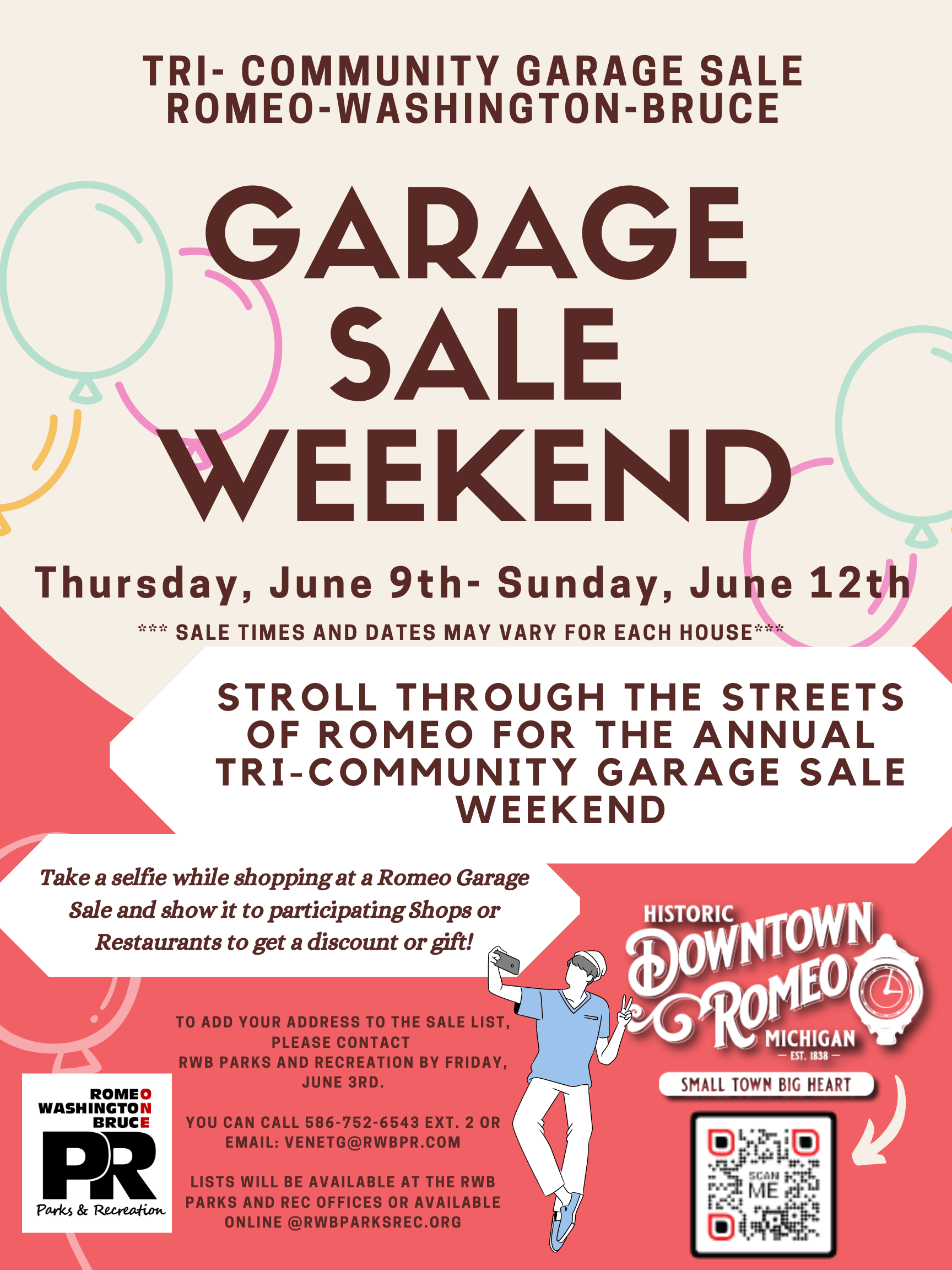 Tri-Community Garage Sale Weekend – Romeo DDA
